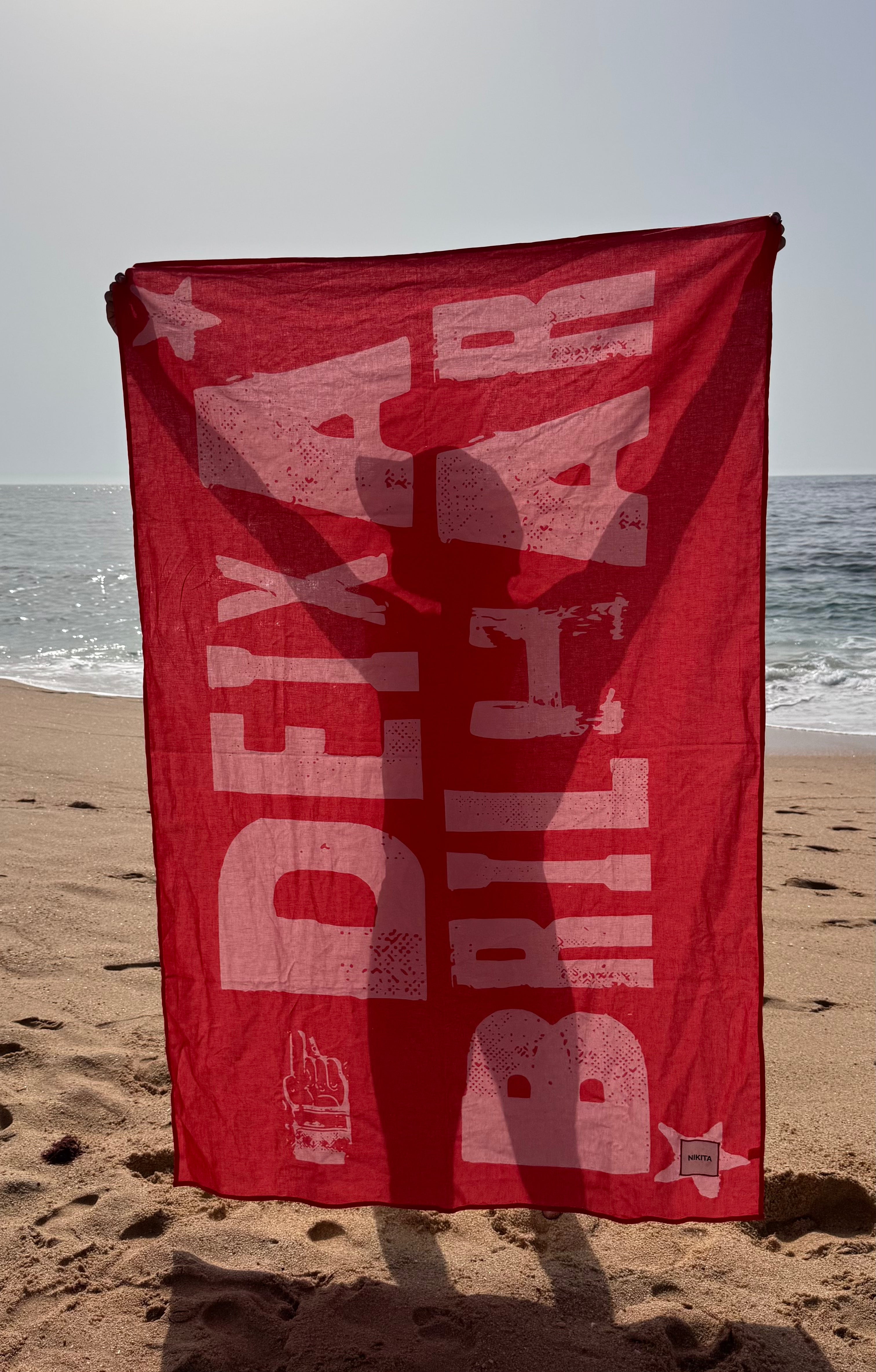 DEIXA BRILHAR BEACH TOWEL