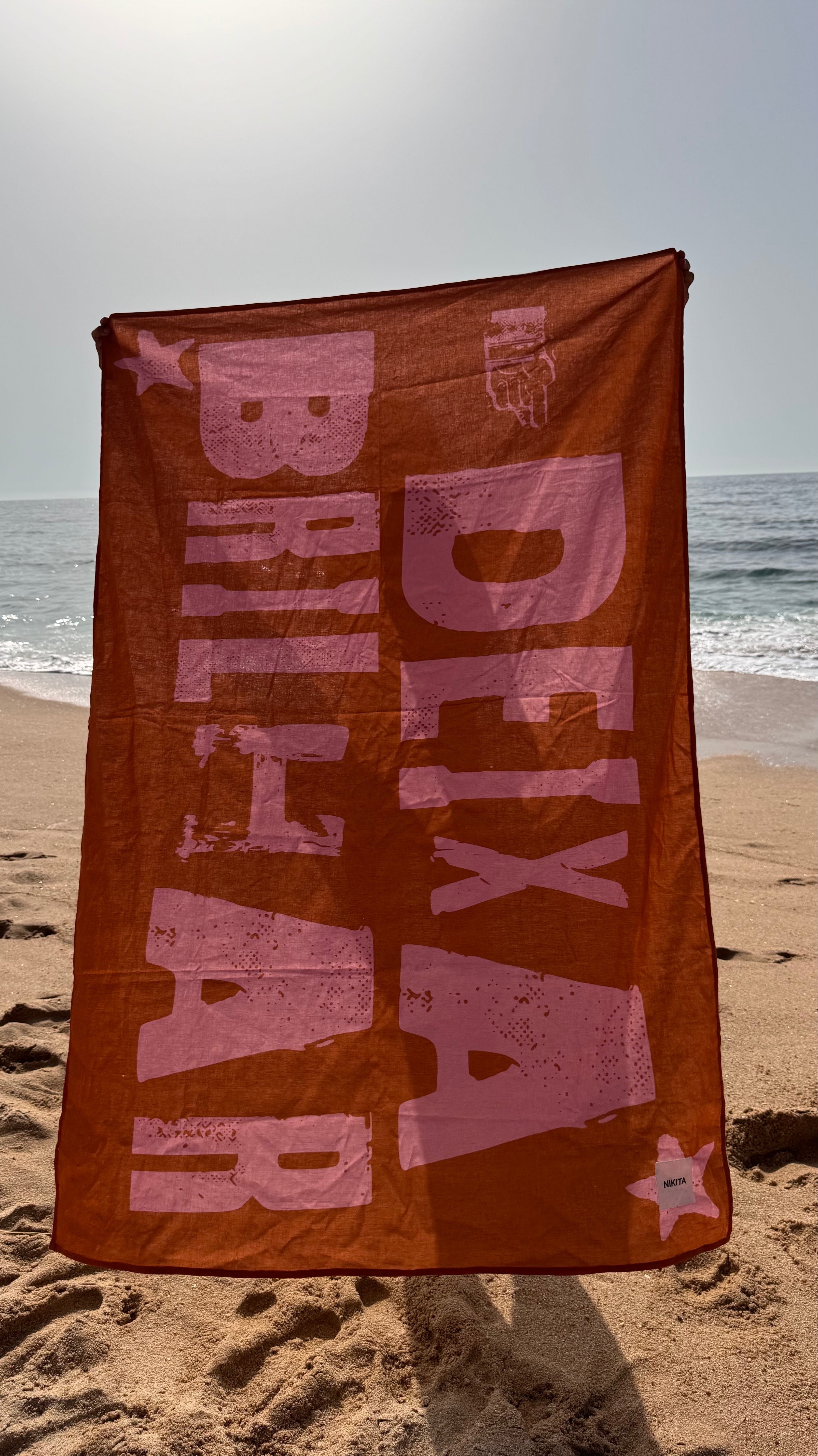 DEIXA BRILHAR BEACH TOWEL