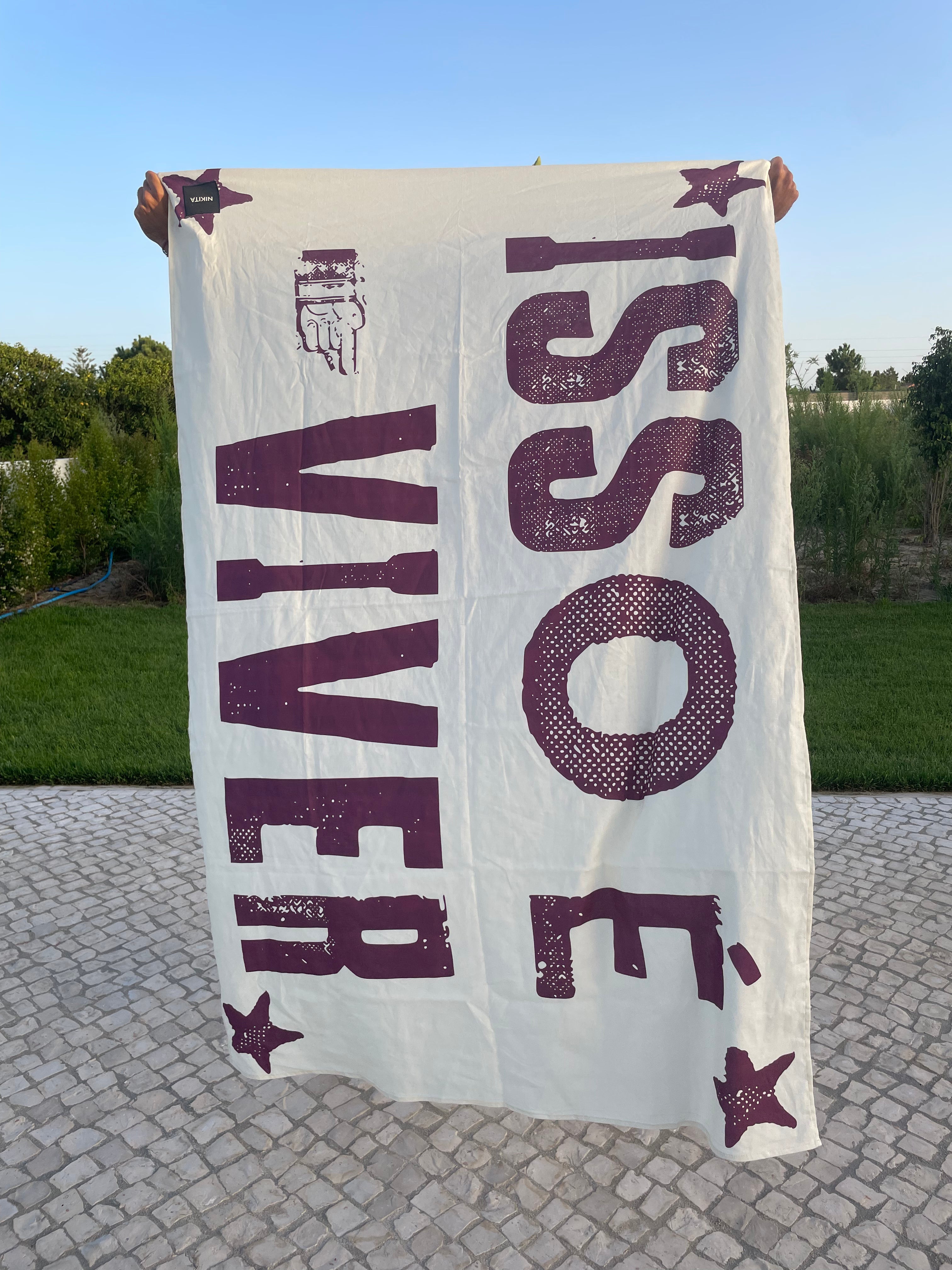 ISSO É VIVER  BEACH TOWEL