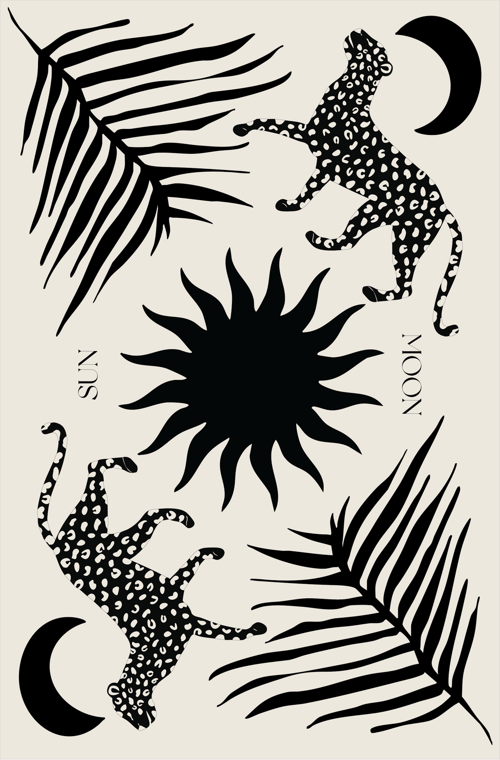 LEOPARD BEACH TOWEL